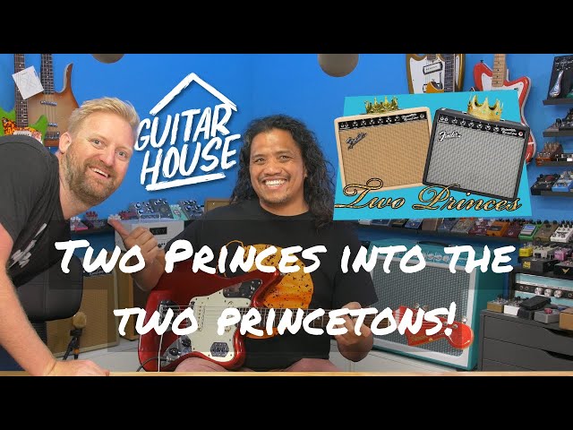I played Two Princes on the 60 Cycle Hum 2 Princetons! Guitar House 2022 #guitarhouse