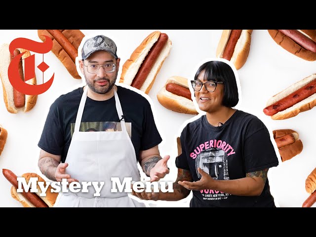 2 Chefs Try to Make A Meal Out of Hot Dogs | Mystery Menu With Sohla and Ham | NYT Cooking
