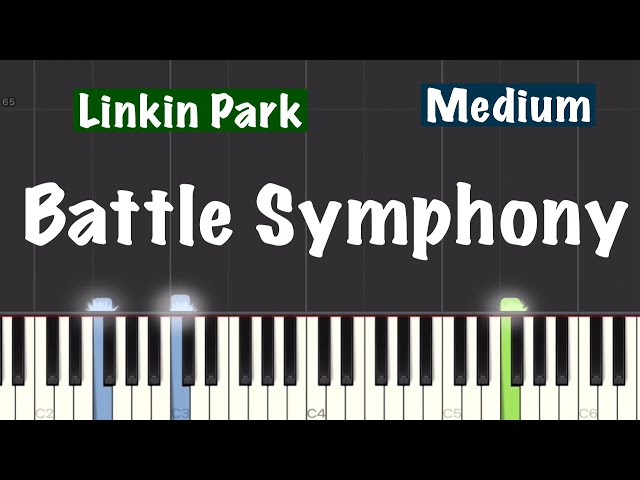 Linkin Park - Battle Symphony Piano Tutorial | Medium