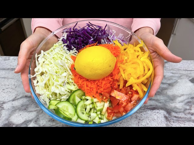 Few people know this recipe. This salad is so tasty you'll want to make it again! ASMR
