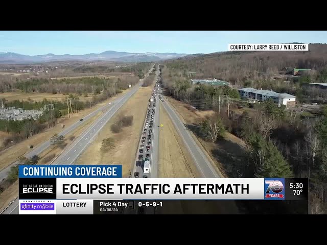 Awestruck to gridlock. Eclipse travelers brave 12-hour drive back to NH