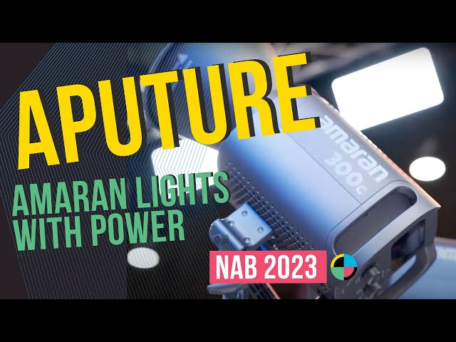 New Aputure amaran Lights Now Pack A Punch | #nab2023