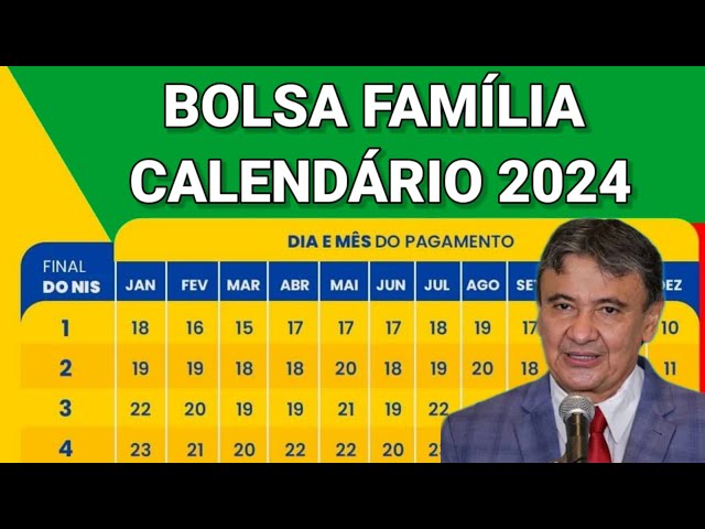SAIU CALENDÁRIO COMPLETO BOLSA FAMÍLIA 2024! CALENDÁRIO DE JANEIRO 2024 BOLSA FAMÍLIA