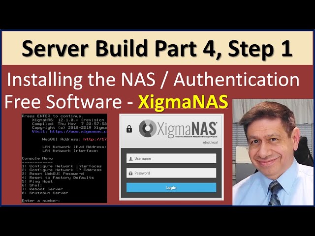 Server Build Pt. 4, Step 1 – Installing XigmaNAS