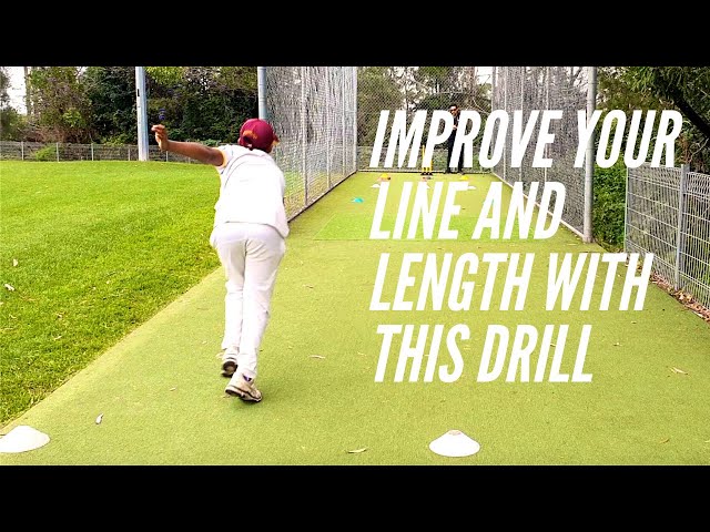 Improve Bowling Line and Length (Cricket Bowling Tips)