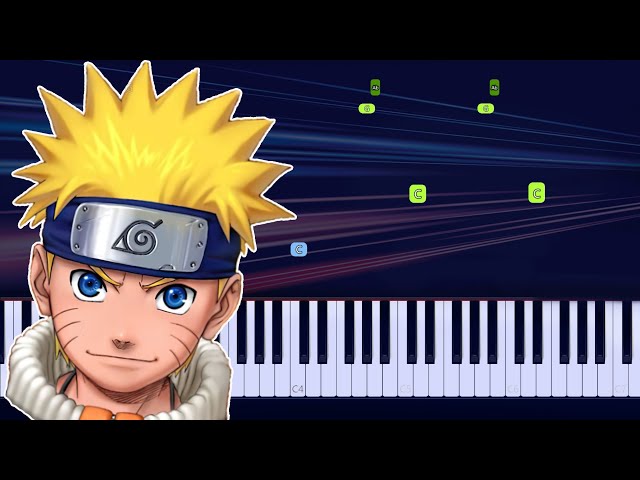 I said I'm Naruto Piano Tutorial
