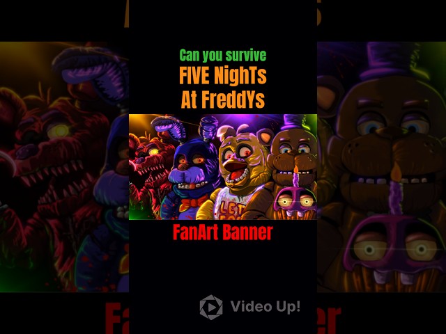 Five Nights at Freddy’s Movie Art #fnafmovie #fnafart #fnafsong #fnaffanart #flipaclip #art banner