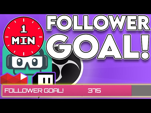 💜 Add Follower Goals to Your Stream in Less Than 1-Min! #shorts