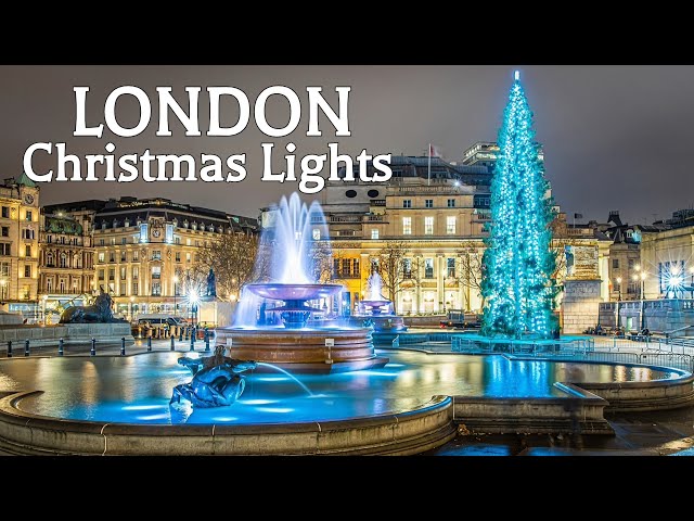 London Christmas Lights Walk 2023 - Oxford street, Trafalgar Square, Piccadilly 🇬🇧