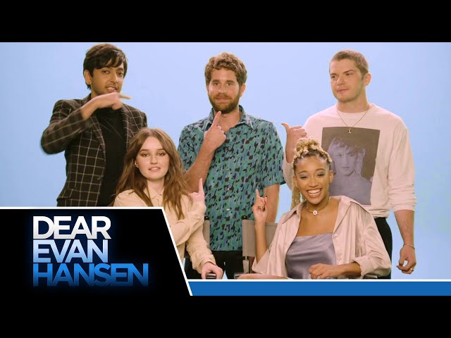 The "Dear Evan Hansen" Cast Plays Who's Who