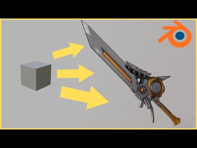 Modeling a Sword from Concept Art in Blender 2.8 [MEGA TUTORIAL]