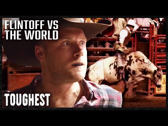 Freddie Flintoff Goes Bucking Bull Riding | Freddie Flintoff Vs The World (Full Episode) | TOUGHEST