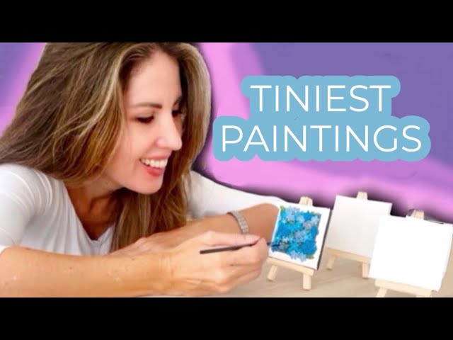 12 IDEAS for tiny AND large paintings!