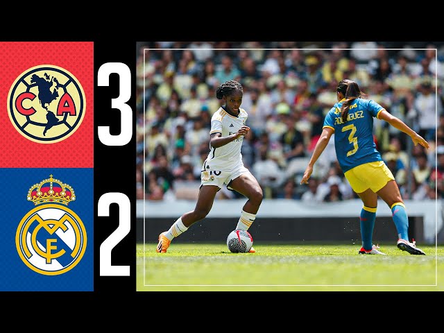 Club América 3-2 Real Madrid | HIGHLIGHTS | Pre-season tour in Mexico