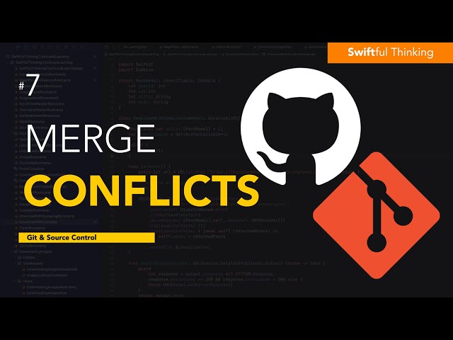 How to Resolve Merge Conflicts Between Branches  | Git & Source Control #7