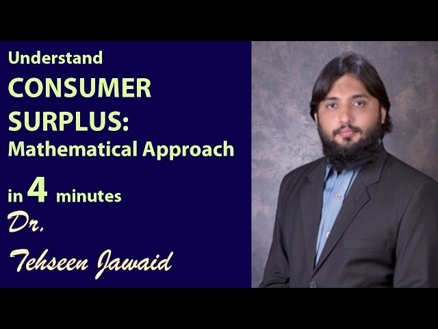 Mircoeconomics # 19 | Consumer Surplus Estimation| TJ Academy