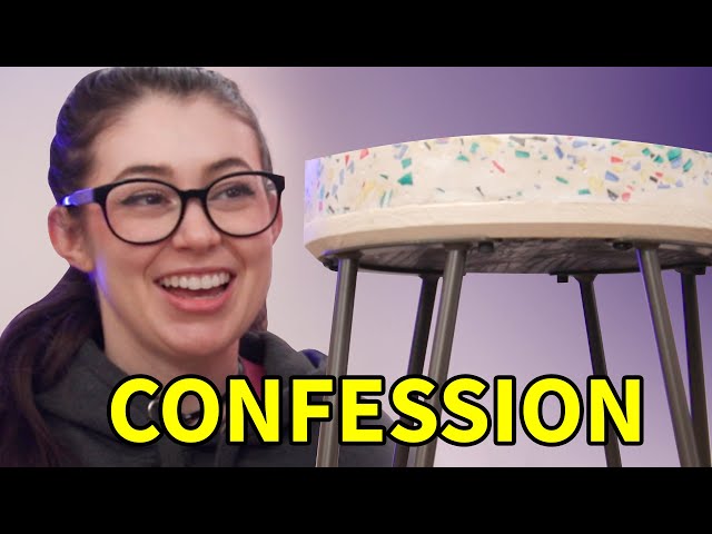 Katelyn has a confession (Custom Butt Stools Aftershow)