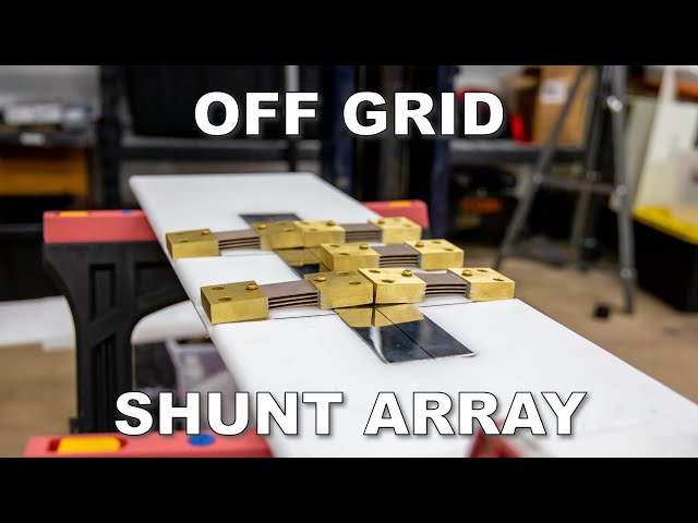 Off Grid: Shunt Array Build (Custom Design Coulomb Counter)