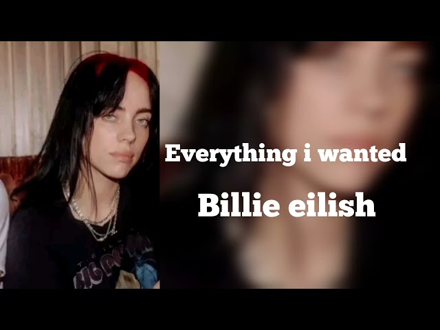 Everything i wanted by Billie eilish Full song