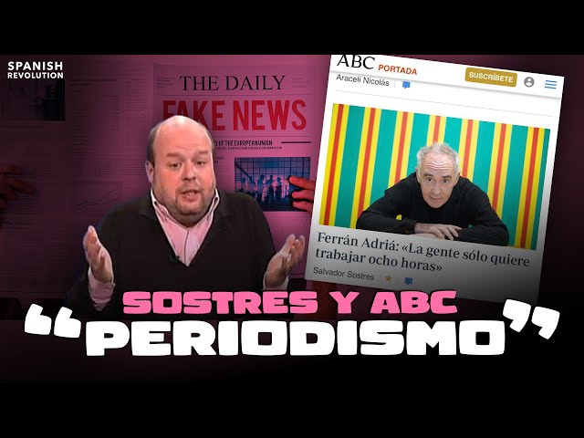 Sostres, ABC y la mentira sobre Ferrán Adriá: """PERIODISMO"""