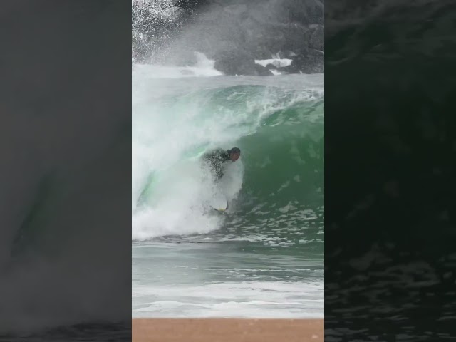 Surfing Like You've Never Seen Before - Watch This Unbelievable Foam Ball Barrel! #shorts