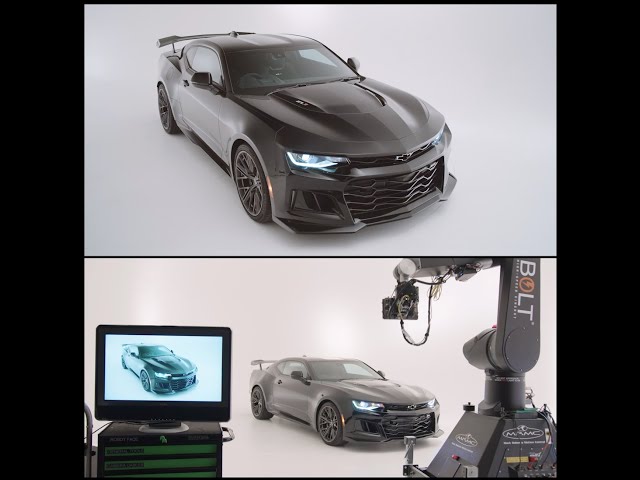 Bolt Motion Control Robot shoots HSV Chevrolet Camaro 2020