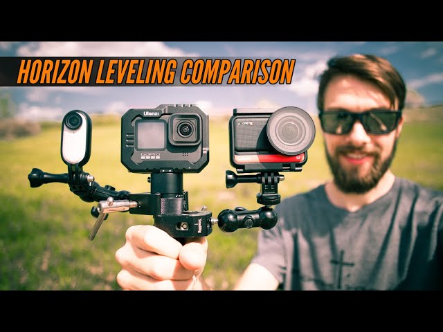 Horizon Leveling Side-by-Side Comparison | GoPro 9 VS Insta360 One R VS Insta360 Go 2