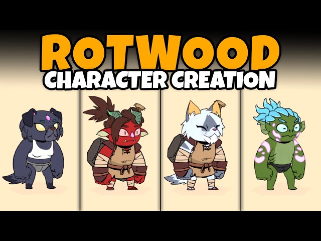 Rotwood Character Creation (All Races, Male & Female, Full Customization, All Options!)