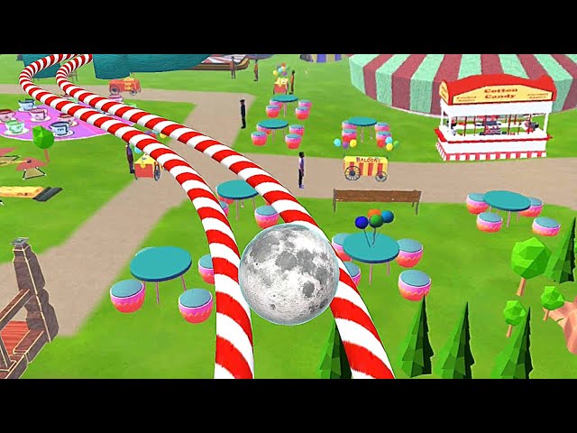 Fast Rolling Balls 🌈 Landscape Gameplay Android iOS 💥 Nafxitrix Gaming Game 1