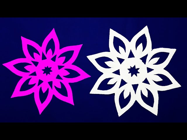 Easy Paper cutting for decor|How to make paper cutting design decoration  step by step#paperCraft