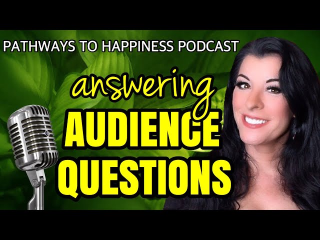 How to Fight Boredom, Self Growth, Spirit Animals, Worry Strategies - AUDIENCE QUESTIONS PODCAST