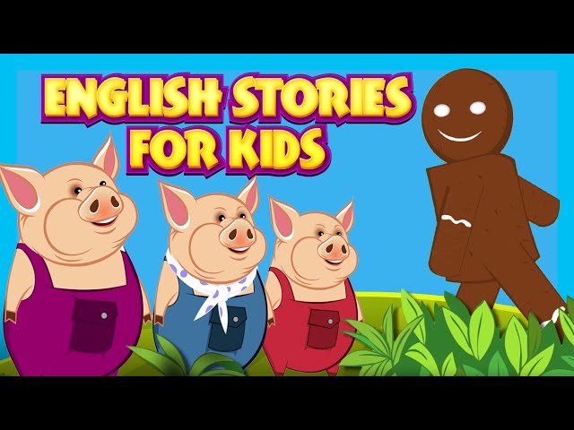 English Stories For Kids - Learning Stories | Three Little Pigs, The Lion & The Mouse and more
