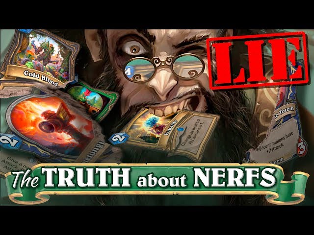 The Hearthstone Developers Have Deceived Us About NERFS!