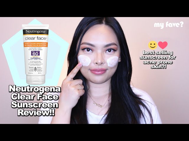 Neutrogena Clear Face Sunscreen Review