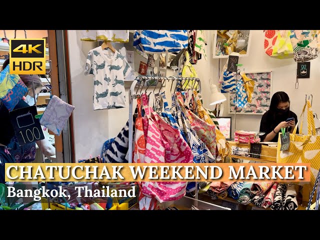 [BANGKOK] Chatuchak Weekend Market "Fashion, Clothes, Items (Section 2-4)"| Thailand [4K HDR]