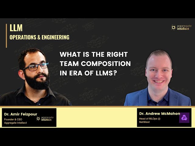 What is the right team composition in era of LLMs?