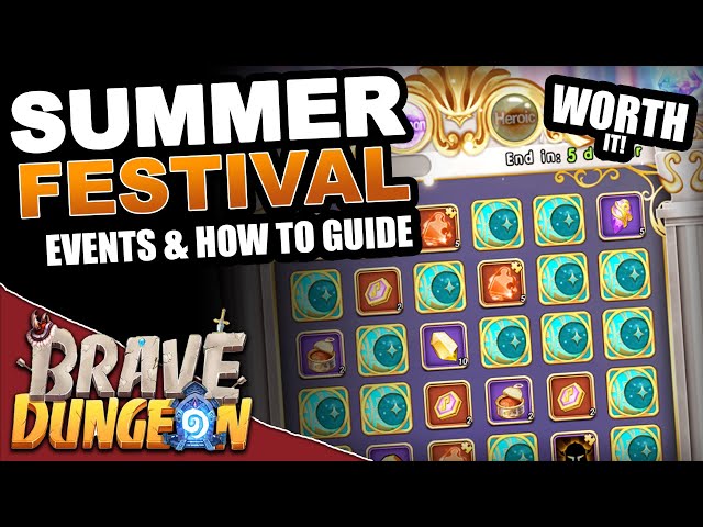 *NEW* Summer Festival Events! - Brave Dungeon