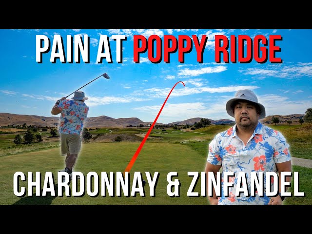 Pain at Poppy Ridge (Poppy Ridge Golf Course Chardonnay/Zinfandel) - 18 Hole by Hole Course Vlog