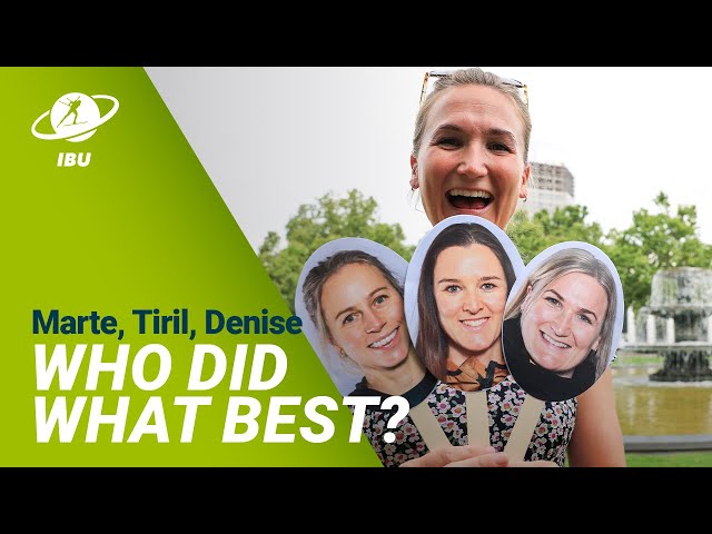 Do Tiril Eckhoff, Marte Olsbu Roeiseland and Denise Herrmann-Wick know trivia about themselves?
