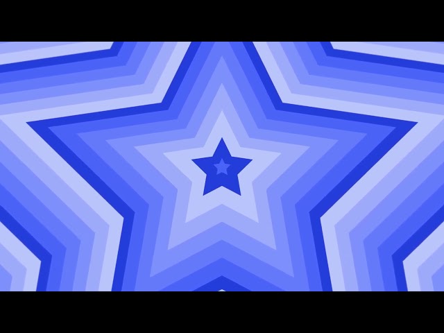 Blue Star Tunnel Background Screensaver HD 4K