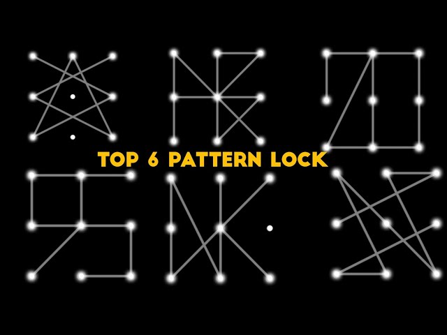 Top 6 Best Pattern Lock #androidtips #pattern #rk_unique_tc