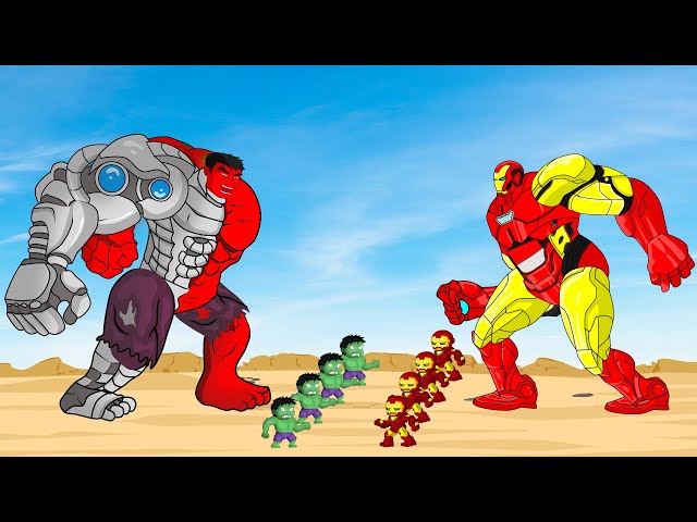 Evoluiton Of IRON HULK vs Evolution Of IRON MAN : Who Is The King Of Super Heroes?