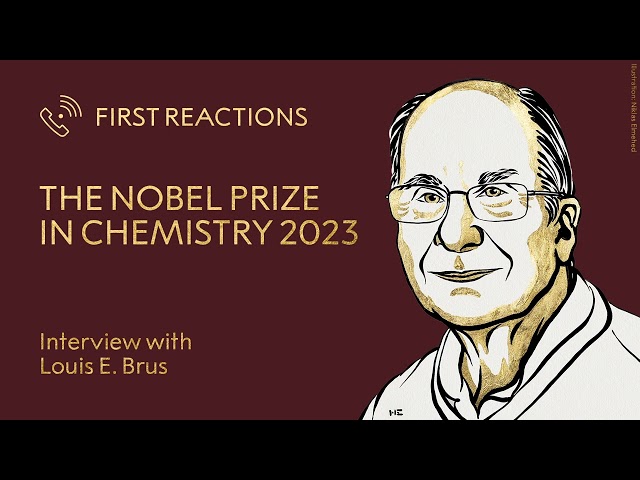 First reactions | Louis Brus, Nobel Prize in Chemistry 2023 | Telephone interview