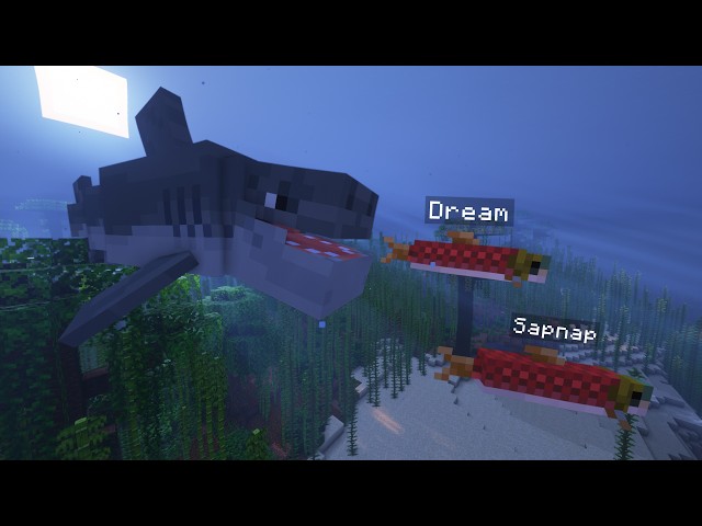 Minecraft Shark VS Fish...