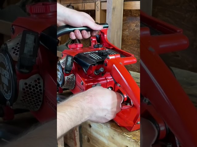 Testing for spark on chainsaw! Homelite Super Mini SL #shorts #tools #chainsaw