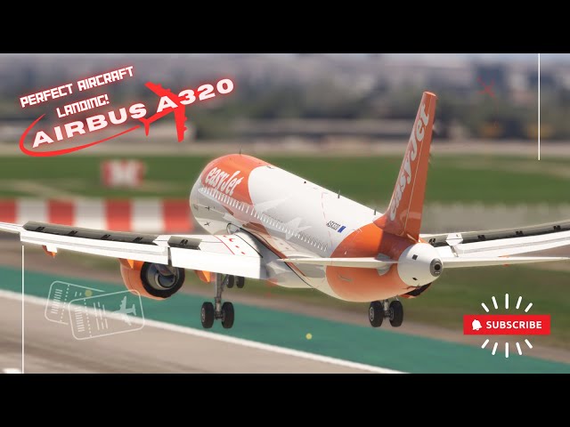 Most EMERGENCY Plane Flight Landing!! Airbus A320 Easy Jet Landing at Los Angeles Airport