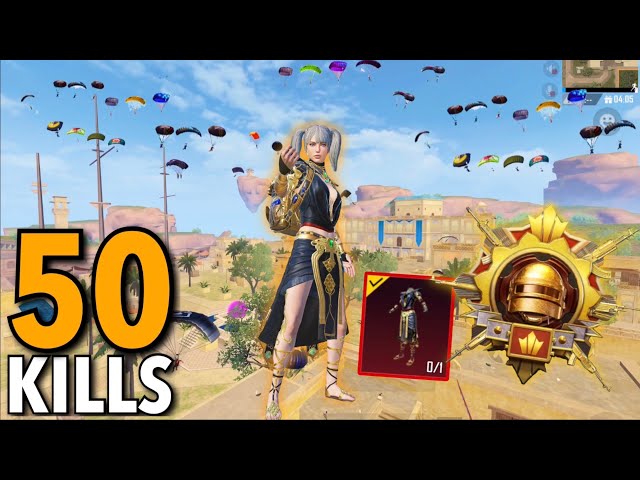 50 Kills😱NEW BEST AGGRESSIVE RUSH GAMEPLAY with WARRIOR OF NUT SET🔥PUBG Mobile