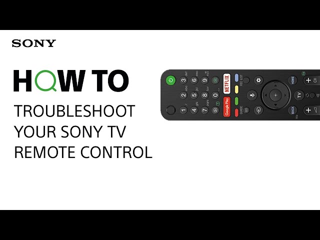 How to troubleshoot your Sony's Voice Remote Control