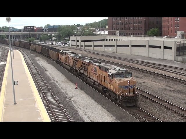 UP #7893 Leads EB CCTX Coal Train. Kansas City, MO 5/4/24