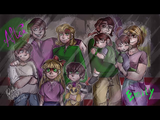 SpeedPaint - The Afton and Emily family [#33]